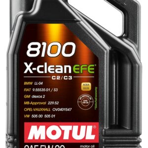 MOTUL Huile 8100 X-Clean EFE 5W30 5L (bidon)