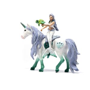 Alternative view of SCHLEICH Bayala — Figurine Sirène sur Licorne de mer