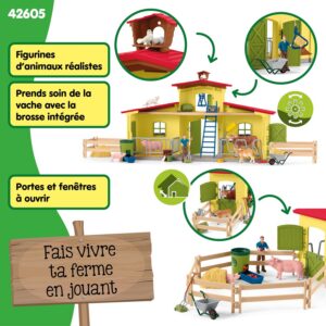 Alternative view of SCHLEICH Farm World 42605 — Coffret Ferme éducative 92 pièces