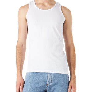 Fruit of the Loom Athletic Lightweight- Maillot de Corps - Homme - Blanc - Large