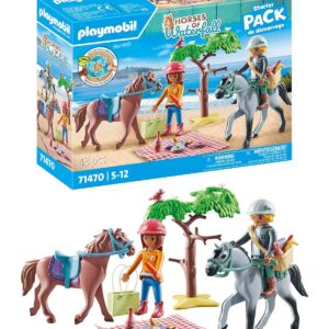 Playmobil 71470 Amélia et Ben avec Chevaux