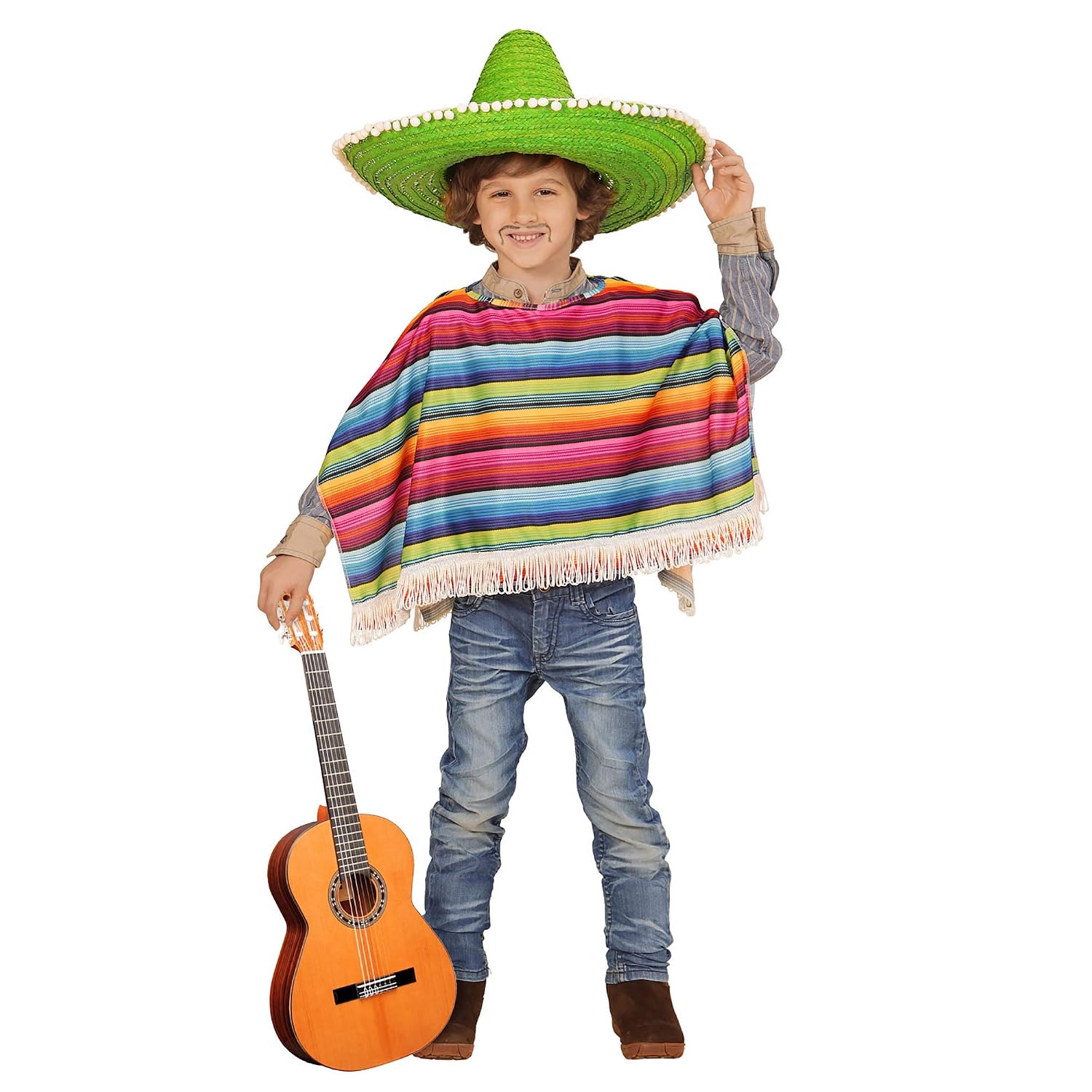 WIDMANN — Poncho enfant mexicain 75 cm – Image 2