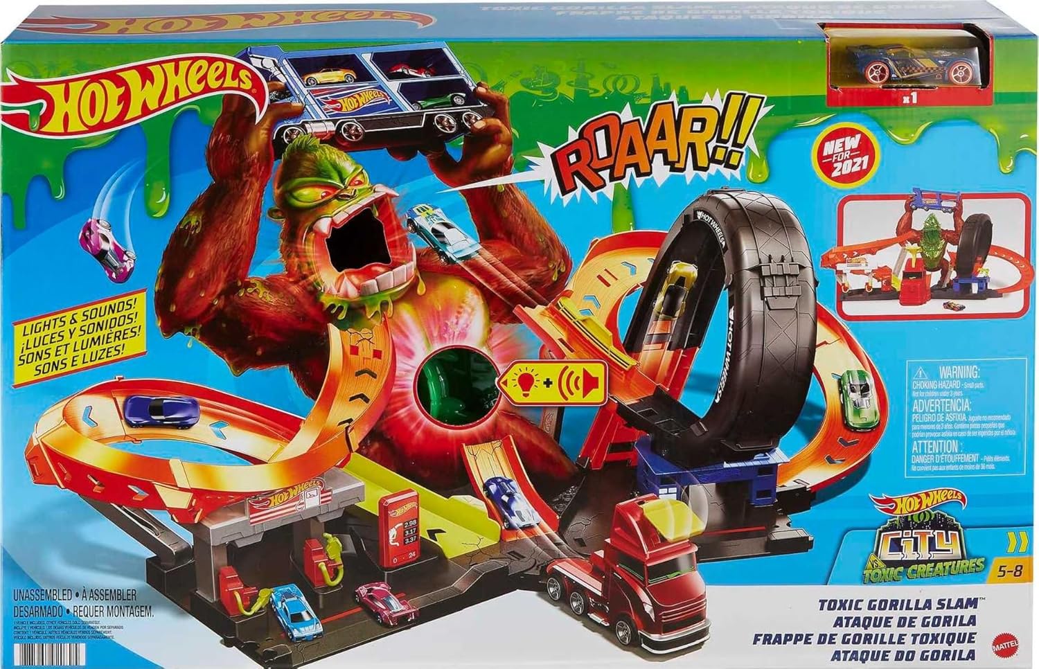 HOT WHEELS City — Coffret Attaque du Gorille Toxique – Image 5