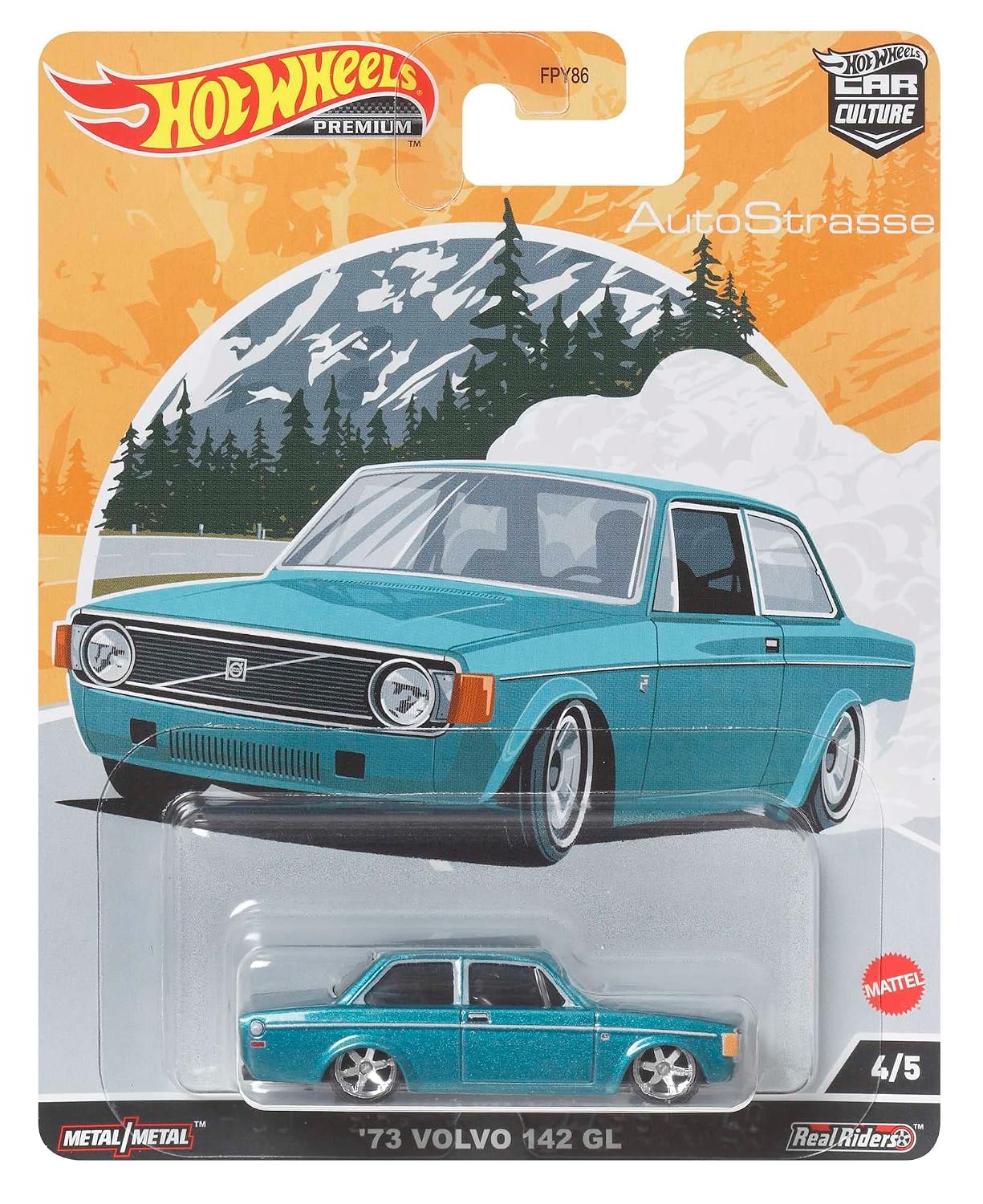 HOT WHEELS Car Culture — Volvo 142 à l’échelle 1/64 – Image 5