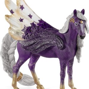 Schleich BAYALA | Jument Pégase étoilée 70579 | Figurines fantastiques et détaillées | Idée Cadeau féerique pour Filles et garçons | Figurines à Collectionner | Jouet dès 5 Ans | 13 x 4 x 13 cm