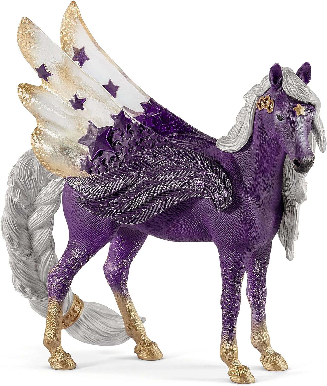 Schleich BAYALA | Jument Pégase étoilée 70579 | Figurines fantastiques et détaillées | Idée Cadeau féerique pour Filles et garçons | Figurines à Collectionner | Jouet dès 5 Ans | 13 x 4 x 13 cm