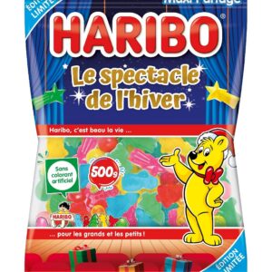 HARIBO - Assortiment Soft Noël - Bonbons Tendres Sans Colorants Artificiels - 500 g