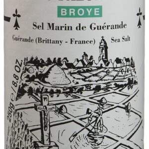 ERIC BUR Sel Fin Gris du Paludier de Guérande Boîte Verseuse 250 g - Lot de 6