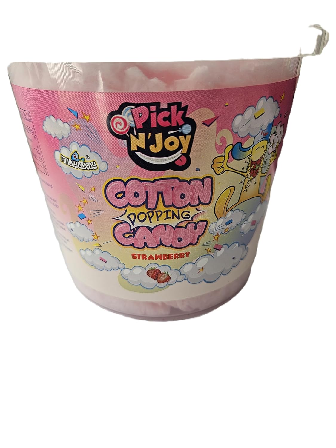 FUNNYCANDY — Barbe à Papa goût fraise 50g – Image 2