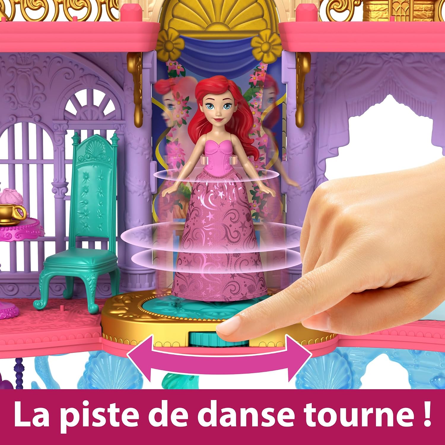 MATTEL Disney Princesses — Coffret Deluxe Château d’Ariel – Image 2