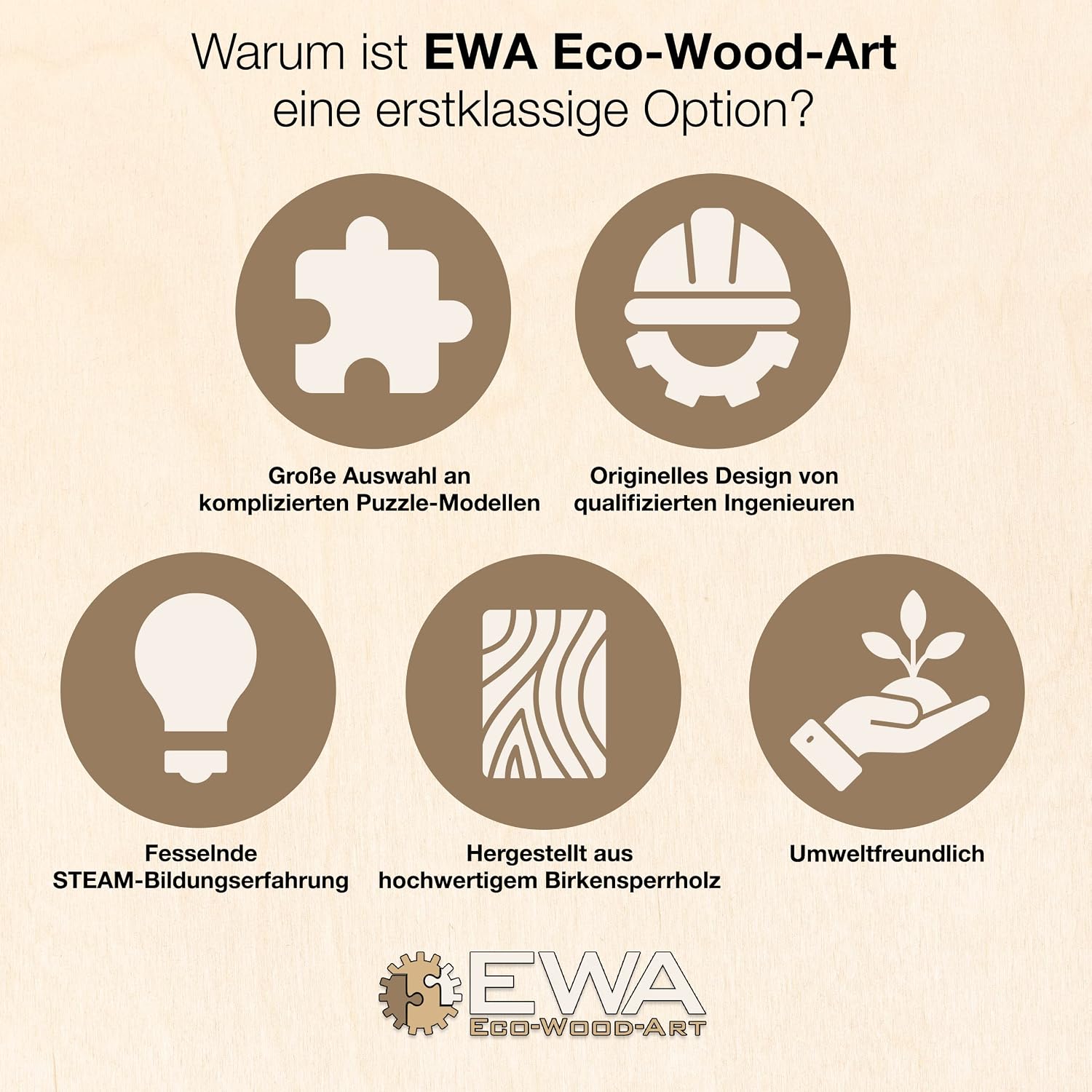 EWA Eco-Wood-Art — Puzzle 3D camion de pompiers 439 pièces – Image 5