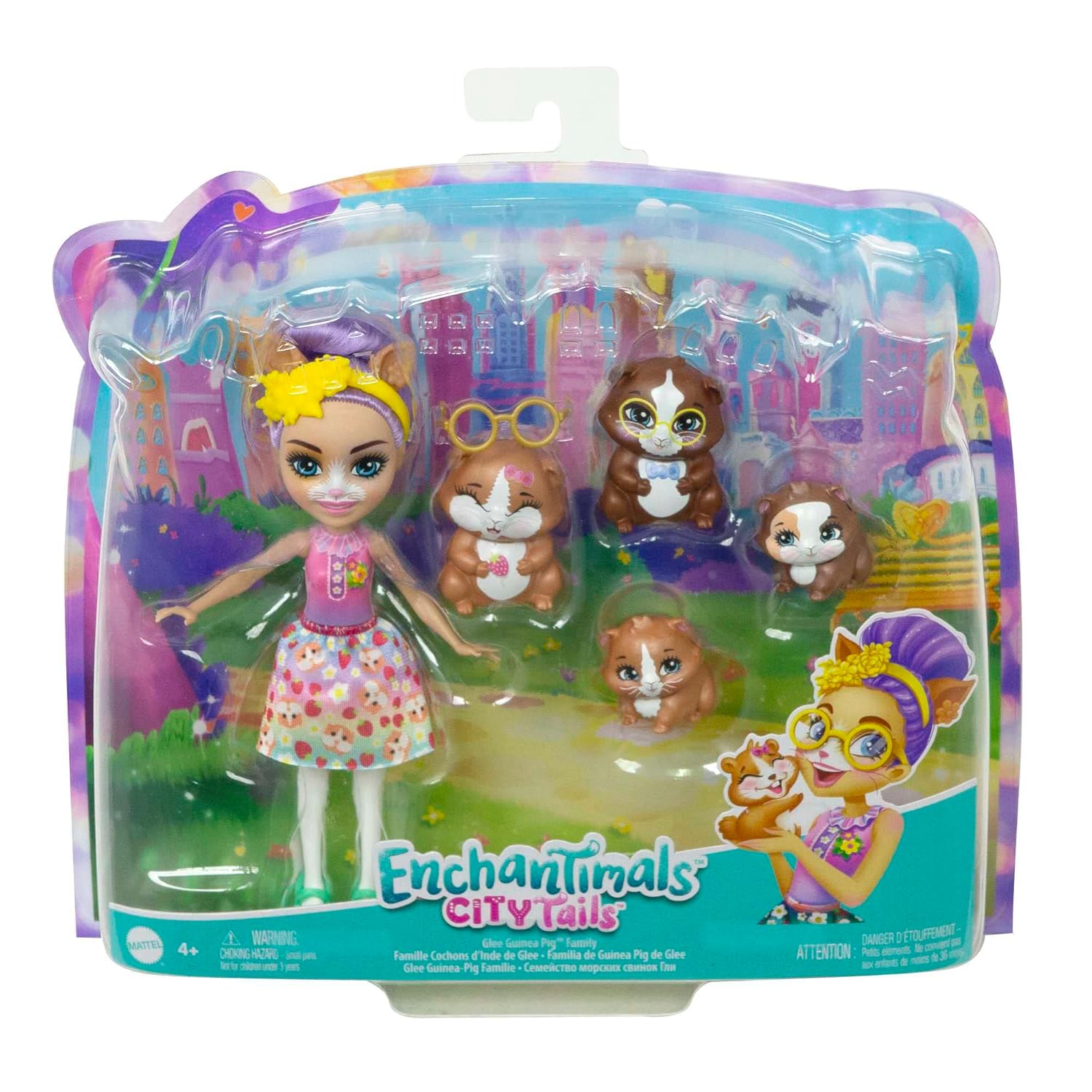 ENCHANTIMALS — Coffret Famille Poupée 15 cm et 3 Figurines – Image 5