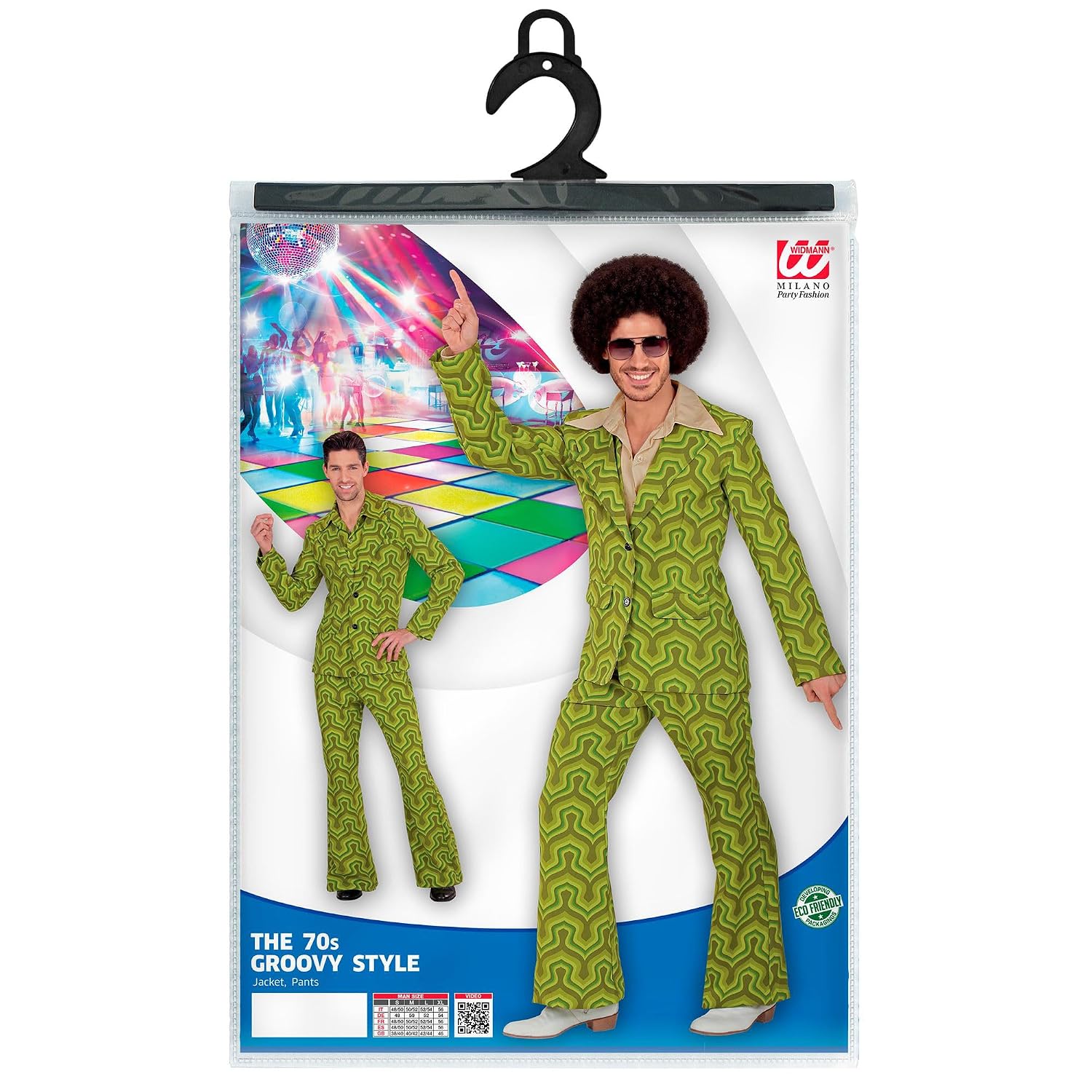 W WIDMANN MILANO Party Fashion — Costume années 70 veste et pantalon – Image 4