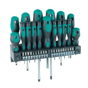 Brüder Mannesmann Werkzeuge M11415 Set de tournevis et embouts 37 pièces