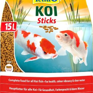 Tetra Bâtonnets variés pour Poissons Pond, pour tous les Poissons Koï, 15L