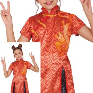 FIESTAS GUIRCA — Déguisement chinois fille 7 à 9 ans