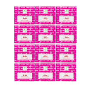 Grenadine Boutique - SATYA Encens Cônes - Lot de 12 Boîtes de 12 cônes Rose