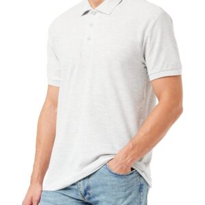 Fruit of the Loom 65/35 Polo, Gris, M (Lot de 3) Homme