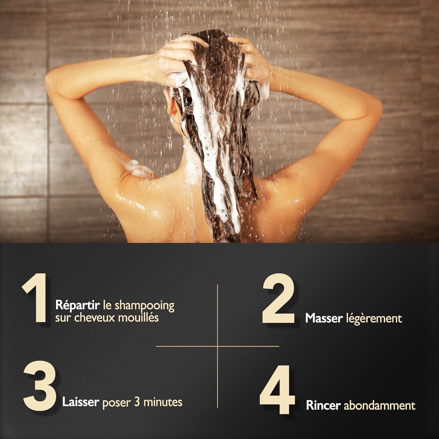 ESSENTIEL KERATIN — Shampooing réparation ultime 1000 ml – Image 4
