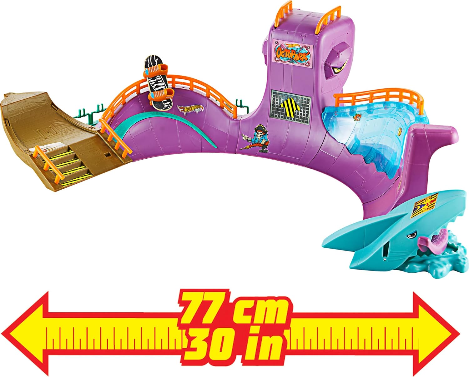 HOT WHEELS Skatepark Octopus — Coffret avec Fingerboard – Image 4
