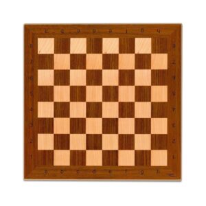 Cayro - Échiquier en Bois - 40X40 Cm - sans Pièces - Jeu De Société Classique - 2 Joueurs