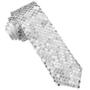 W WIDMANN MILANO Party Fashion - Cravate, avec paillettes, pour adultes, Accessoire, Costume, Carnaval, Fête à thème
