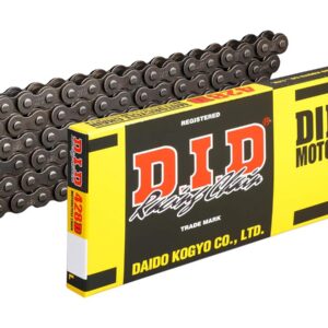 CHAÎNE DID 428D (Noir & Noir) - Longueur : 136 maillons avec joint clip (RJ)