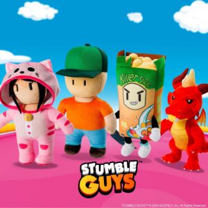 Alternative view of BANDAI Stumble Guys — Grande Peluche Banana Guy 30 cm
