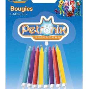 P’TIT CLOWN - Accessoires Décoration d’Anniversaire Enfant - Petronix - Licence Officielle - Assiettes, Gobelets, Serviettes, Confettis, Sachets, Cartes d’Invitation (Bougies x13)