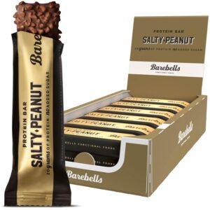 Barebells Barre de protéine 20g proteine, 12x55g chocolat protein bars (Salty Peanut)