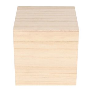 Alternative view of ARTEMIO — Boîte cube à décorer en bois 12 x 12 x 12 cm