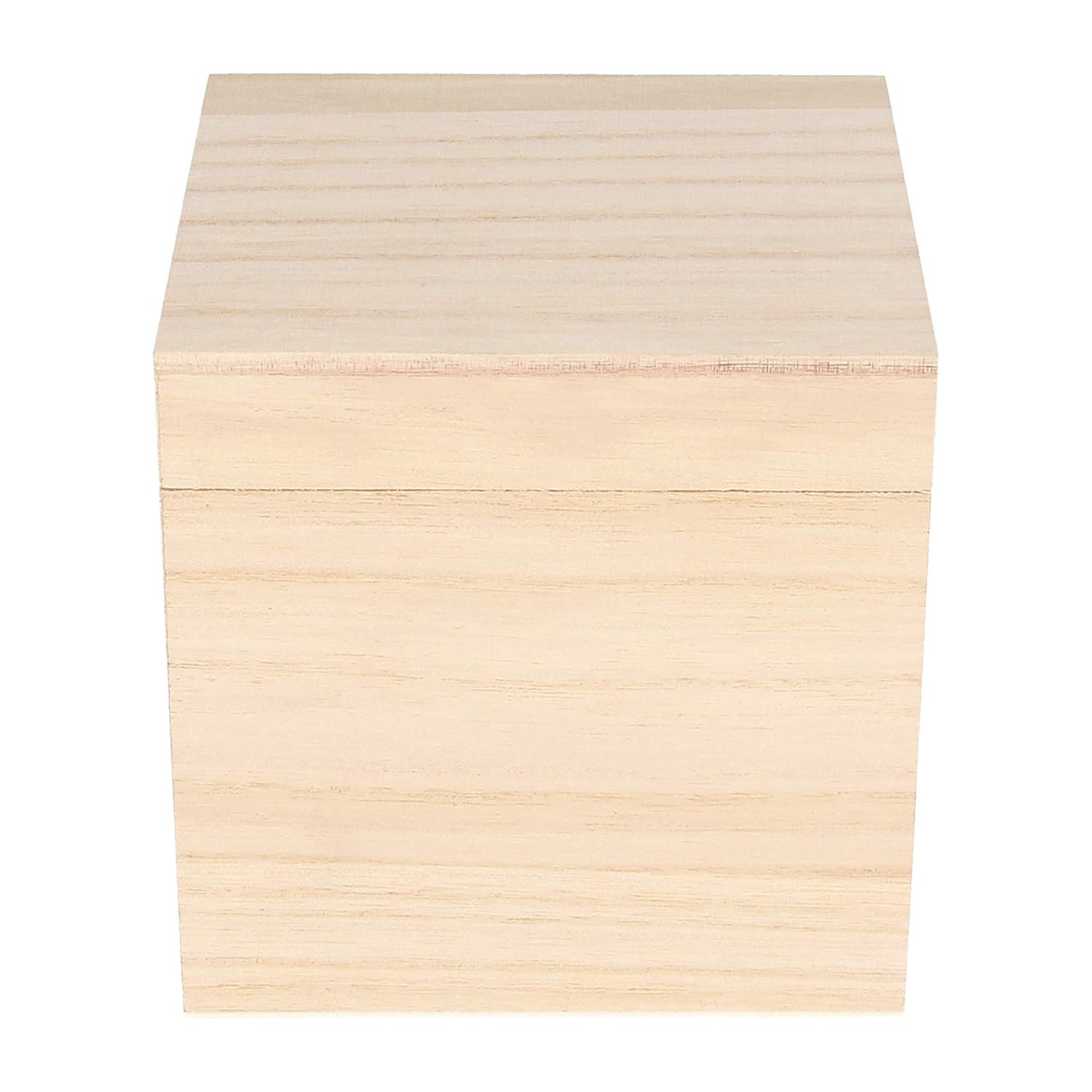 ARTEMIO — Boîte cube à décorer en bois 12 x 12 x 12 cm – Image 2