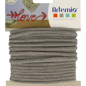 Artemio Fil à Tricoter 5 mm x 5 m - Gris