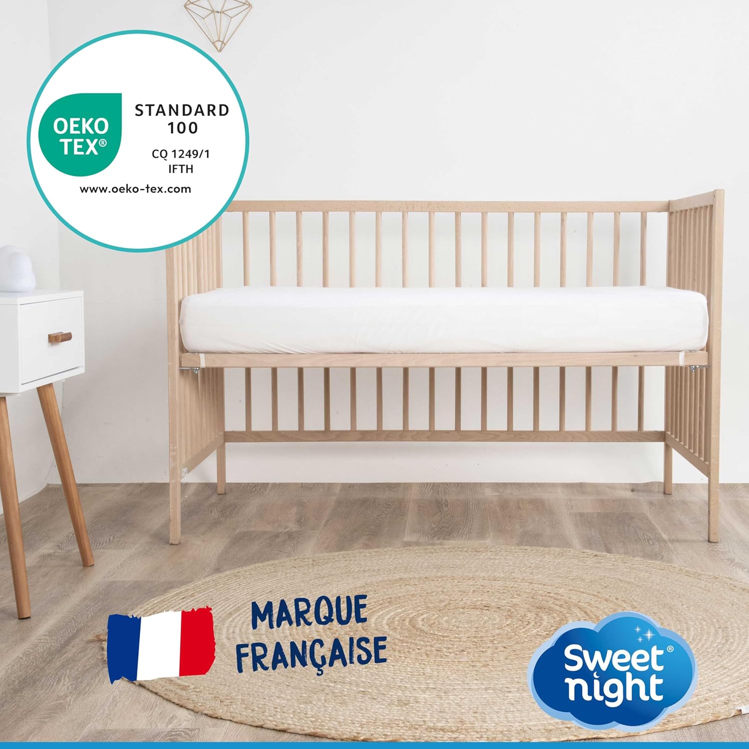 SWEET NIGHT — Protège-matelas bébé 70x140 cm imperméable – Image 5