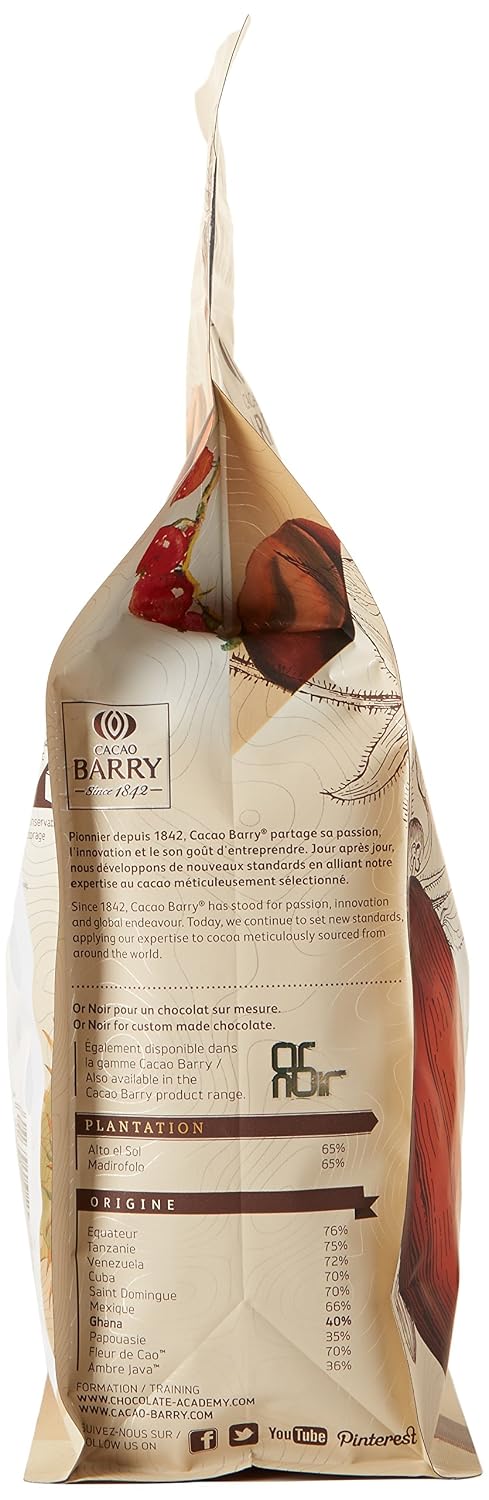 CACAO BARRY — Chocolat de couverture au lait Ghana 1 kg – Image 4