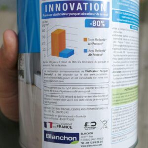 Alternative view of BLANCHON Oceanic — Vitrificateur parquet finition bois brut