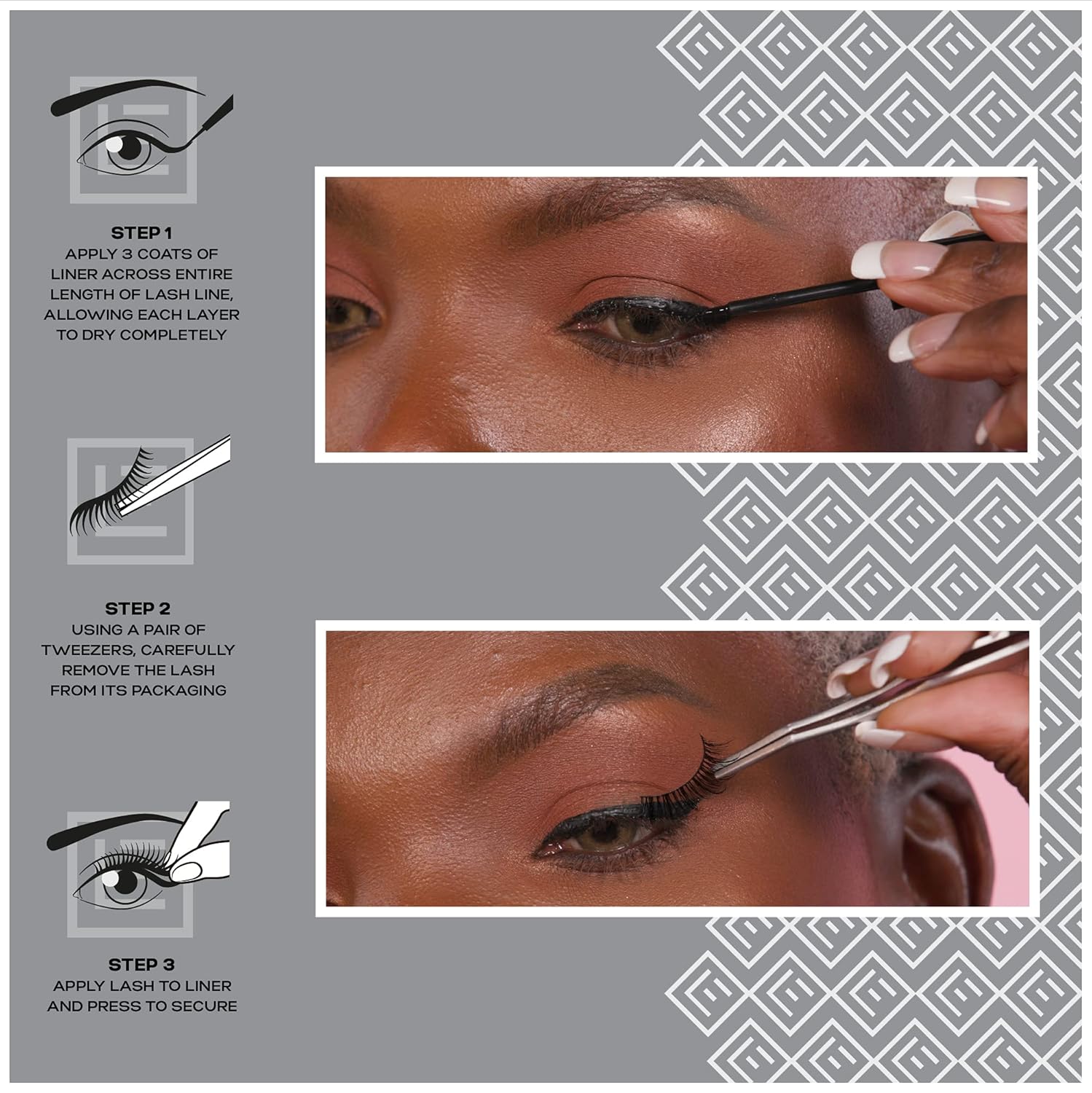 EYLURE Pro Magnetic 117 — Faux cils en fibre naturelle – Image 4