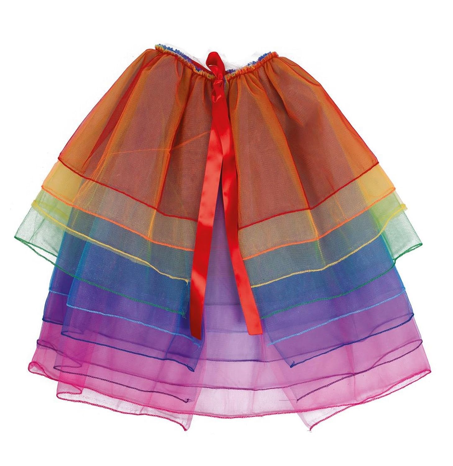 P’TIT CLOWN — Demi tutu arc-en-ciel adulte taille unique – Image 3
