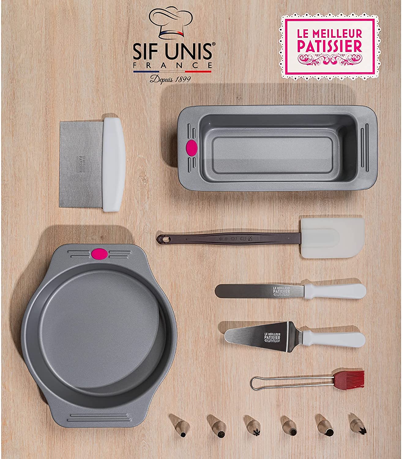 SIF UNIS France — Kit à tarte Ø 28 cm 3 pièces – Image 5