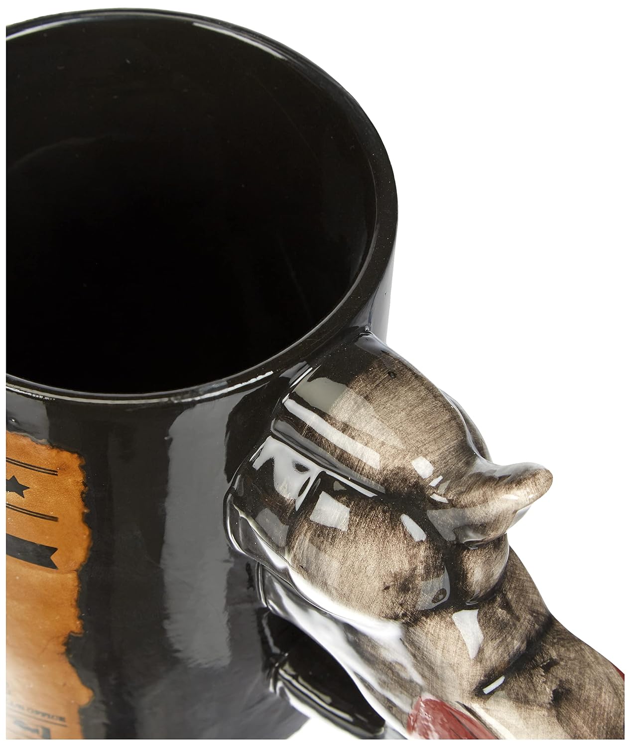 BILLY THE KID — Mug noir poignée revolver 18,5 x 9 x 11,5 cm – Image 2