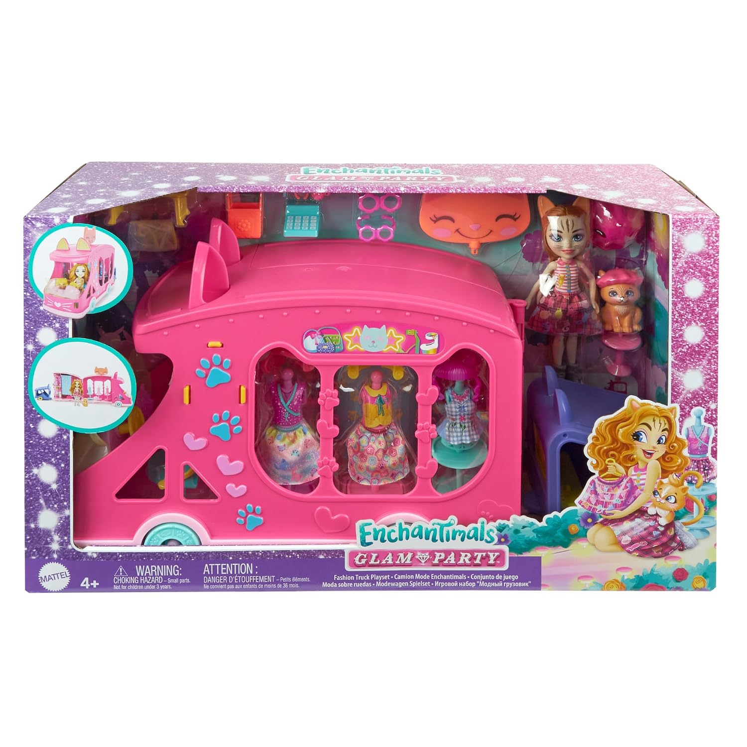 ENCHANTIMALS — Coffret Camion Mode avec Poupée 15 cm – Image 4