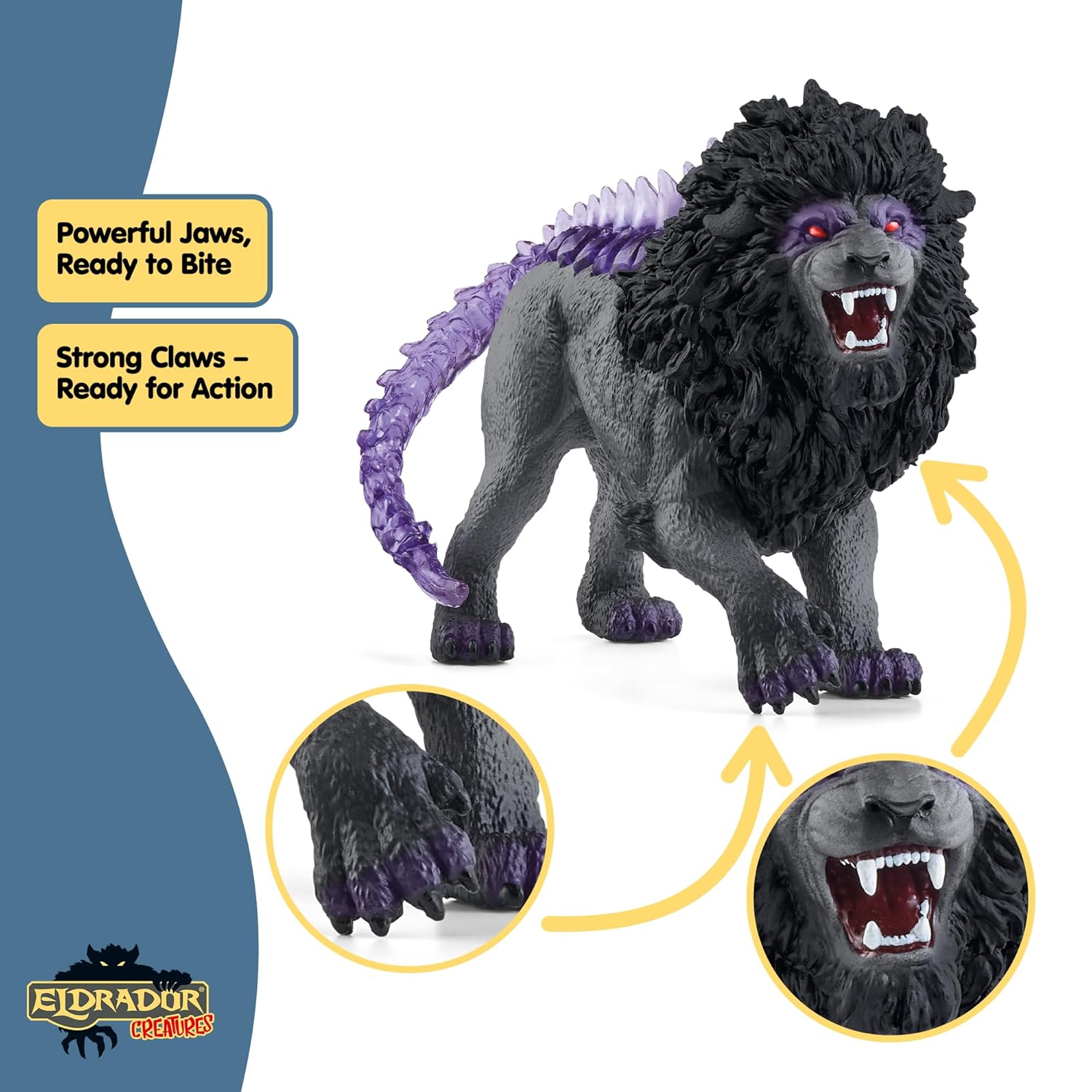 SCHLEICH Eldrador — Figurine Lion de l'Ombre – Image 4