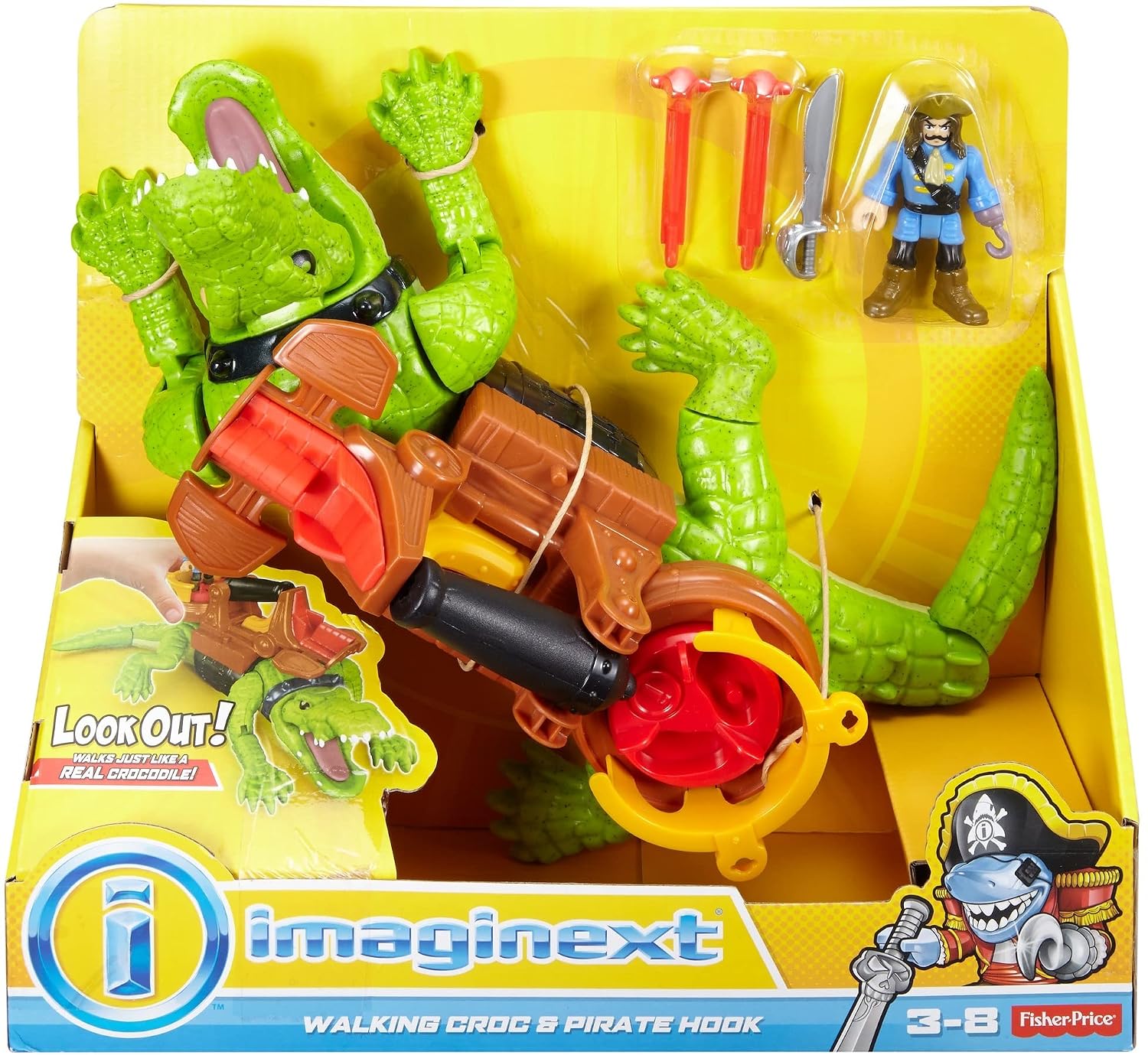 IMAGINEXT — Crocodile et Capitaine Crochet avec projectiles – Image 5
