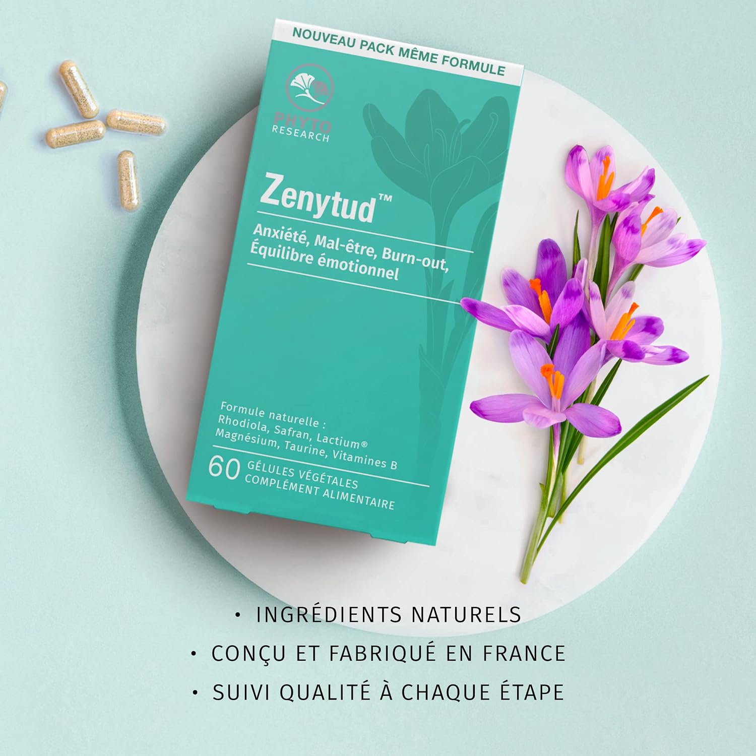 PHYTORESEARCH Zenytud — Complément alimentaire bien-être 60 gélules – Image 5