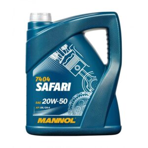 MANNOL Huile moteur SAFARI 20W-50 Huile minérale Huile API SN API CH-4 5 L