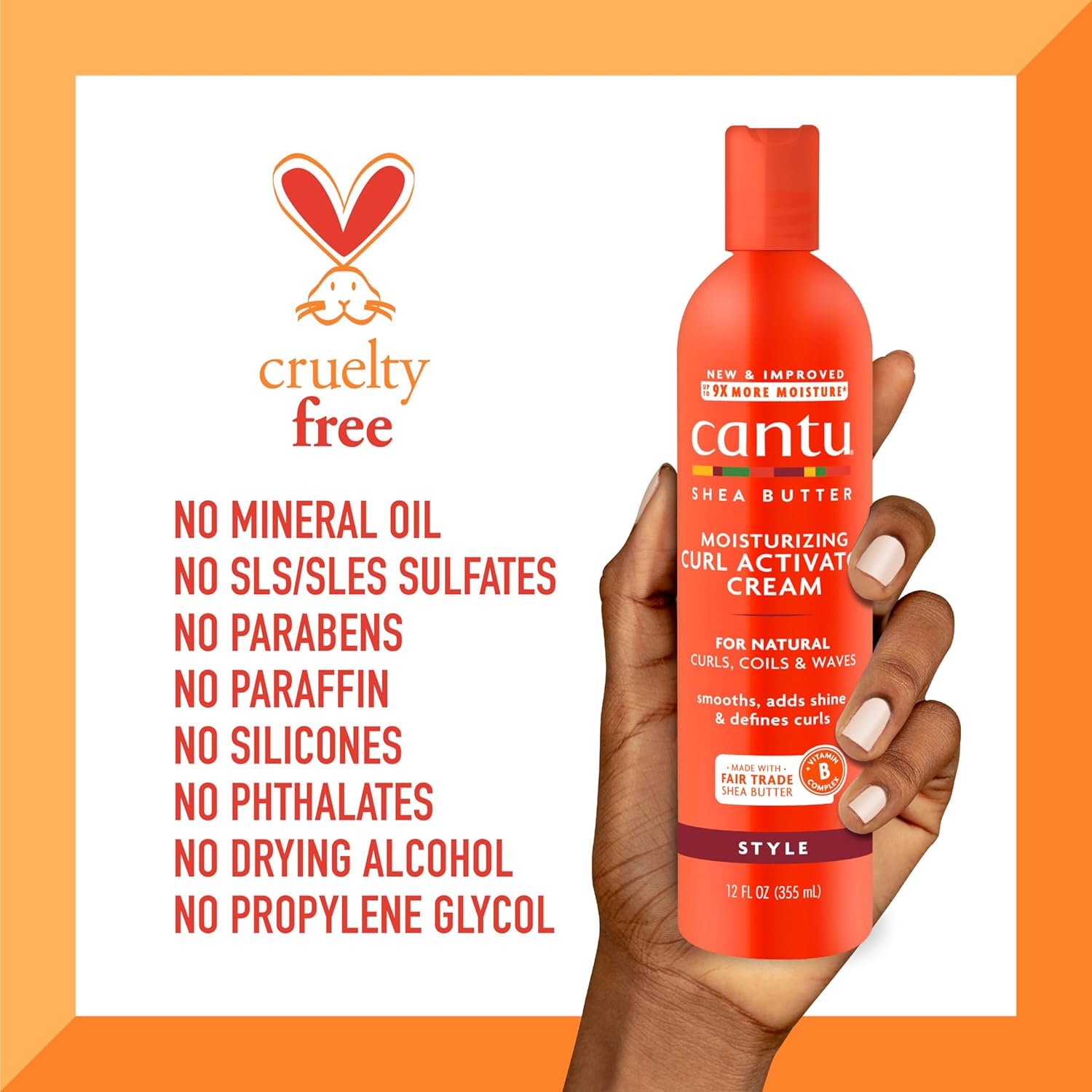 Crème hydratante avec activateur de boucle 355 ml – Image 6