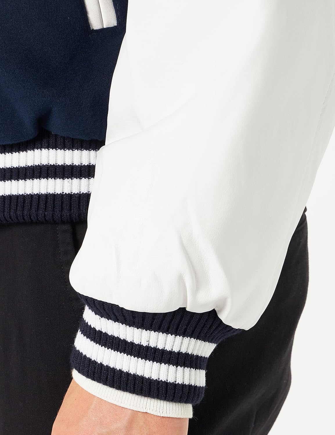 MILTEC — Veste base-ball NY navy/blanc/noir 905 – Image 4