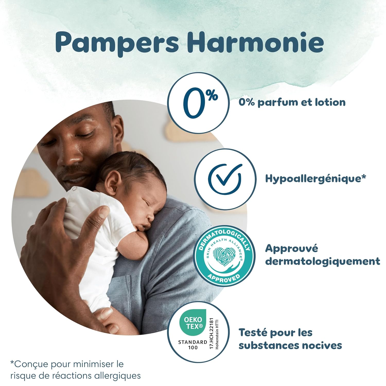 PAMPERS Harmonie — Couches taille 6 x62 (13 kg+) – Image 3