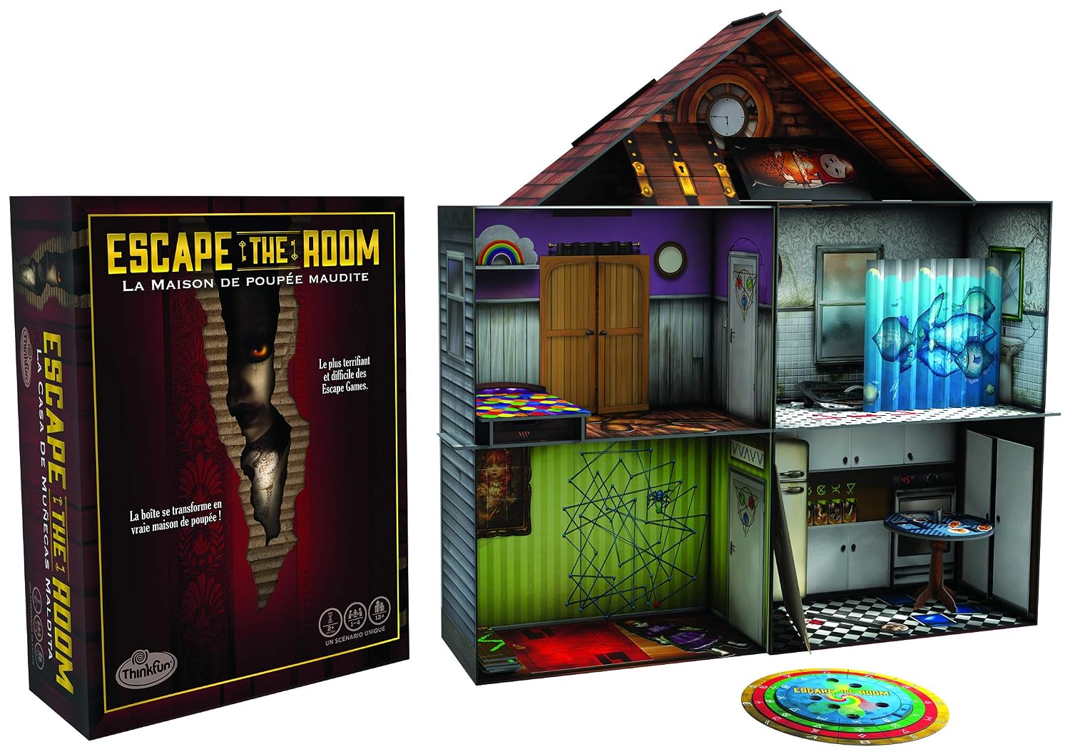 THINKFUN Escape the Room — Jeu d’escape coopératif 1 à 4 joueurs – Image 2