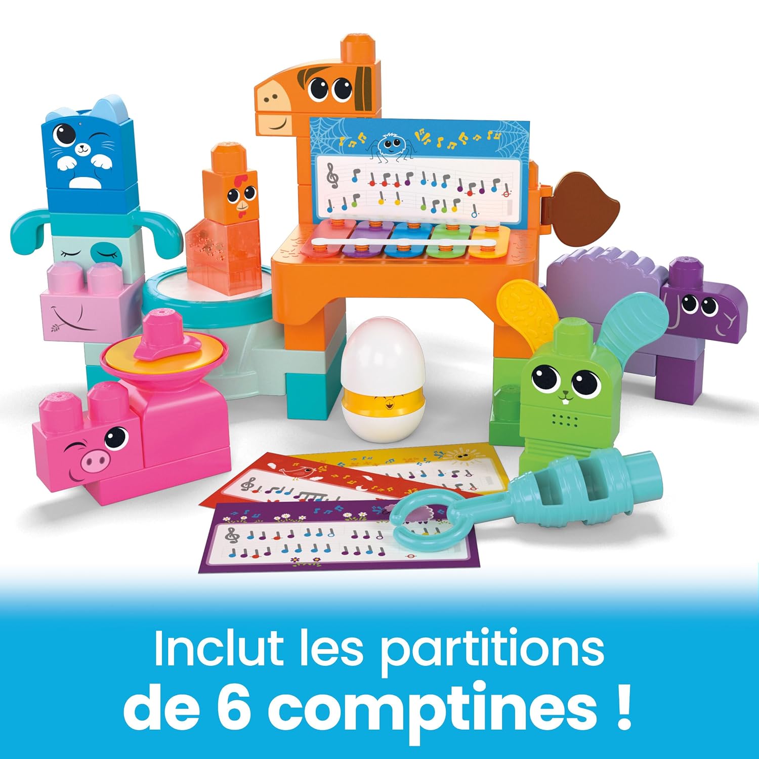 MEGA BLOKS — Coffret sensoriel Les Musiciens de la Ferme – Image 3